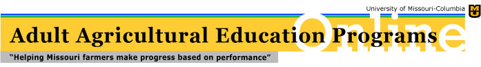 Adult Ag Ed: Helping Missouri farmers make progress based on performance